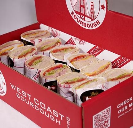 Catering Sandwiches - West Coast Sourdough